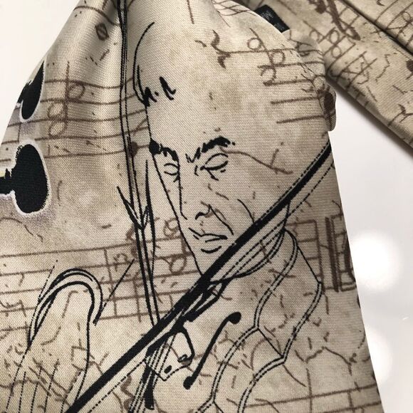 Danggi Man Cellw Music notes tie - Picture 3 of 5